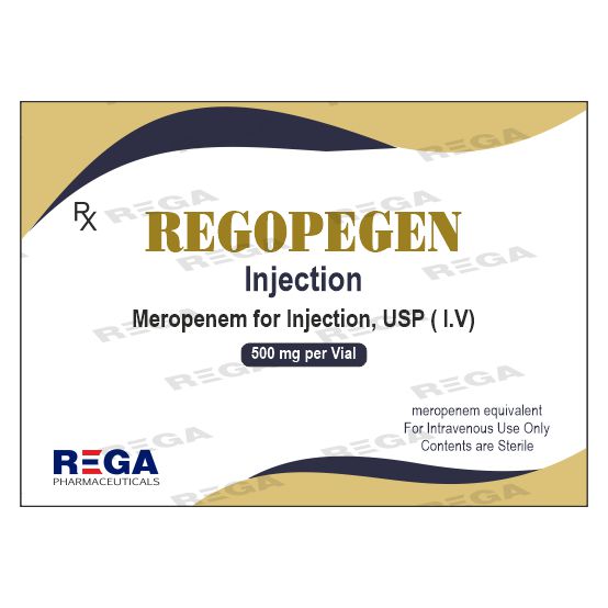 Meropenem Injection USP (IV) 500 mg/ vial